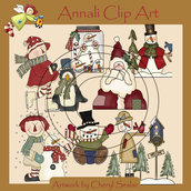 Clip Art per Decoupage e Scrapbooking - Natale - Christmas - IMMAGINI