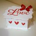 Scatola bomboniera(0,80pz)sacchetto portaconfetti Matrimonio Sposi modello LOVE