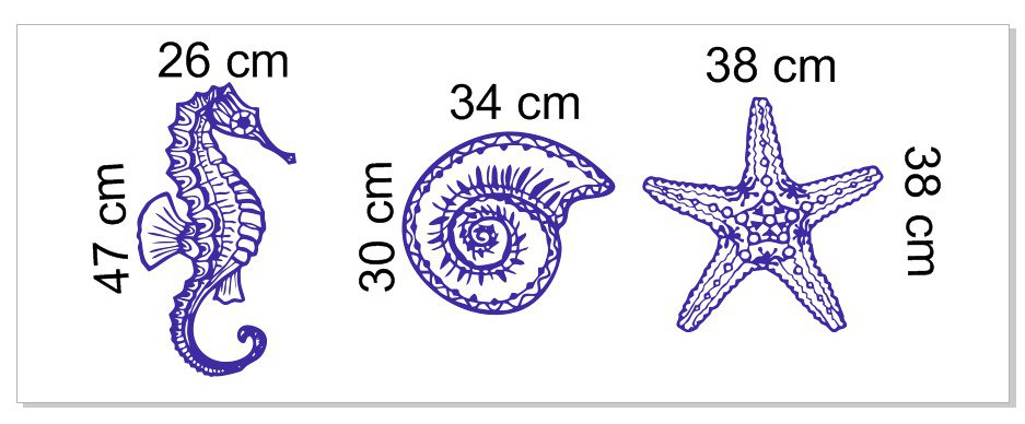 Alnicov 80 Adesivi Murali Fluorescenti Oceano – Pesci, Conchiglie E Stelle Marine – Verde Luminoso