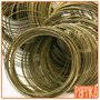 5 x giri di cavo memory wire per bracciali - bronzo