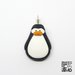 Ciondolo pinguino | ciondolo fimo | ciondolo bianco e nero | ciondolo animali | ciondolo uccello | ciondolo inverno | idea regalo bambina