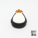 Ciondolo pinguino | ciondolo fimo | ciondolo bianco e nero | ciondolo animali | ciondolo uccello | ciondolo inverno | idea regalo bambina