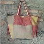 Borsa in tessuto patchwork 