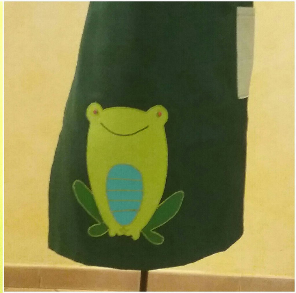 CWFUN - Set di grembiuli e cappelli da cuoco per bambini e ragazzi, con grembiuli regolabili, da cucina e da forno per bambini (5-13 anni), Poliestere, Verde chiaro, large