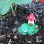 Miniatura giardino|casetta fungo|decorazione vasi|fungo fimo|miniatura fimo|giardino stagno|giardino fimo|decorazione casa|giardino fantasia