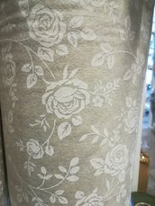 Pannolenci stampato rose color lana 50x90 cm