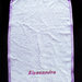 Set asilo asciugamano asciughino salvietta ricamo nome bimbo bimba personalizzato