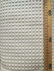Tessuto 50x150 cm nido d'ape grande cotone e lino