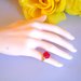 anello donna bigiotteria wire oro rosso rosa corallo