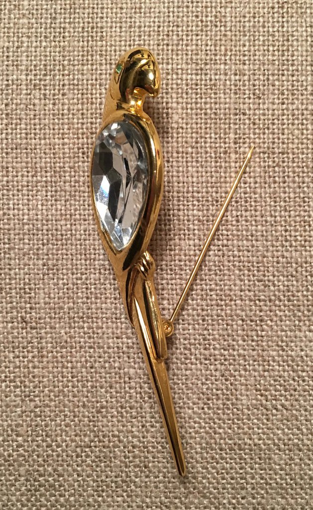 Strass Colorato Gazze Di Smalto Oriole Uccello Ramo Spilla Pins Uomo Lega Femminile Uccello