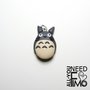 Ciondolo totoro|ciondolo studio ghibli ispirato|ciondolo fimo|ciondolo miyazaki|il mio vicino totoro|ciondolo anime|idea regalo otaku