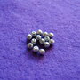 Perle di vetro 4 mm - Grigio