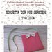 Cartamodello con spiegazioni per realizzare una borsetta con due cerniere (formato PDF)