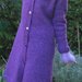 cappotto lana merino viola
