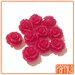 Perlina Rosa forata 12mm Fuchsia