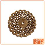 Lega di stile tibetano colla sulle barre pad piatti all