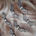 Pendenti Con Ciondoli Con Ali Placcate In Argento Con Angelo - Foto 2