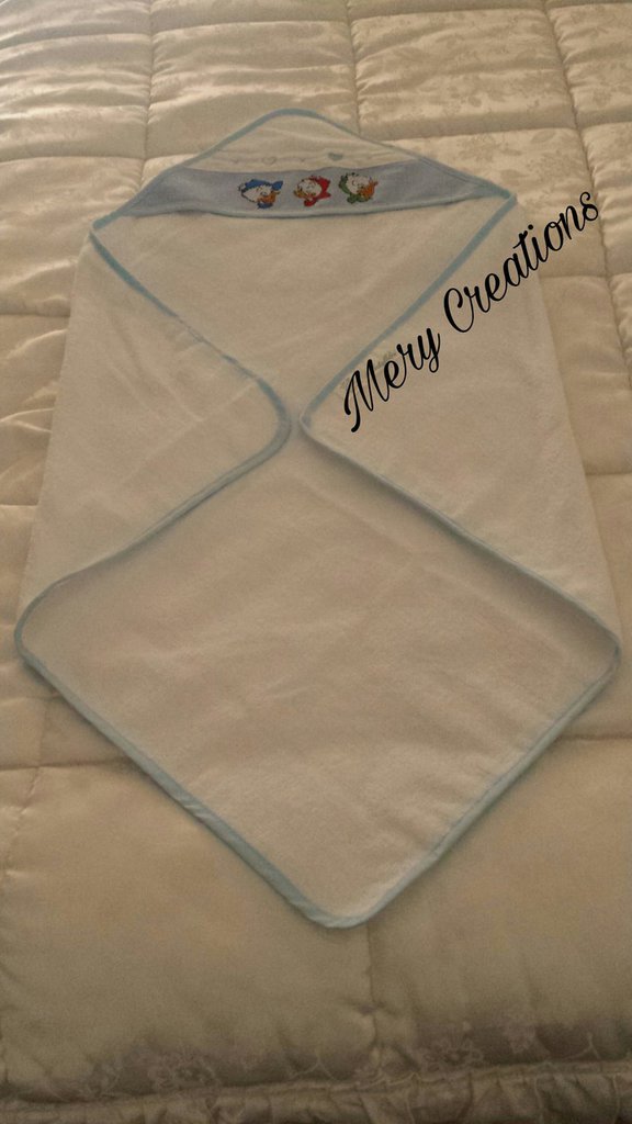 Accappatoio In Spugna Di Cotone 500 Gr Personalizzabile - Ricamo Nome O Logo, Made In Italy - Foto 4