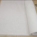 Tessuto 100% cotone colore bianco, 1 metro per 40 cm di altezza 
