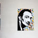 Ritratto Salvador Dalì dipinto a mano pop art 