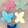 Farfalle e quadrifogli ceramica