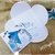 Petal card compleanno tema Frozen handmade