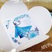 Petal card compleanno tema Frozen handmade