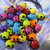 Perle miste teschio 3D multicolori