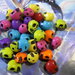 Perle miste teschio 3D multicolori