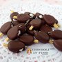 Gelato Cremino cioccolato ciondolo fimo kawaii charm pendente pasta polimerica idea regalo bomboniere