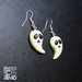 Orecchini fantasmi | orecchini halloween | orecchini fosforescenti | orecchini horror | orecchini fimo | orecchini fluorescenti