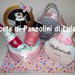 Torta di pannolini grande Pampers Trousse + Borsa + Profumo nascita battesimo baby shower femmina principessa