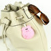 Maiale portachiavi in feltro, maiale rosa ciondolo borsa, regalo simpatico, accessorio per borse