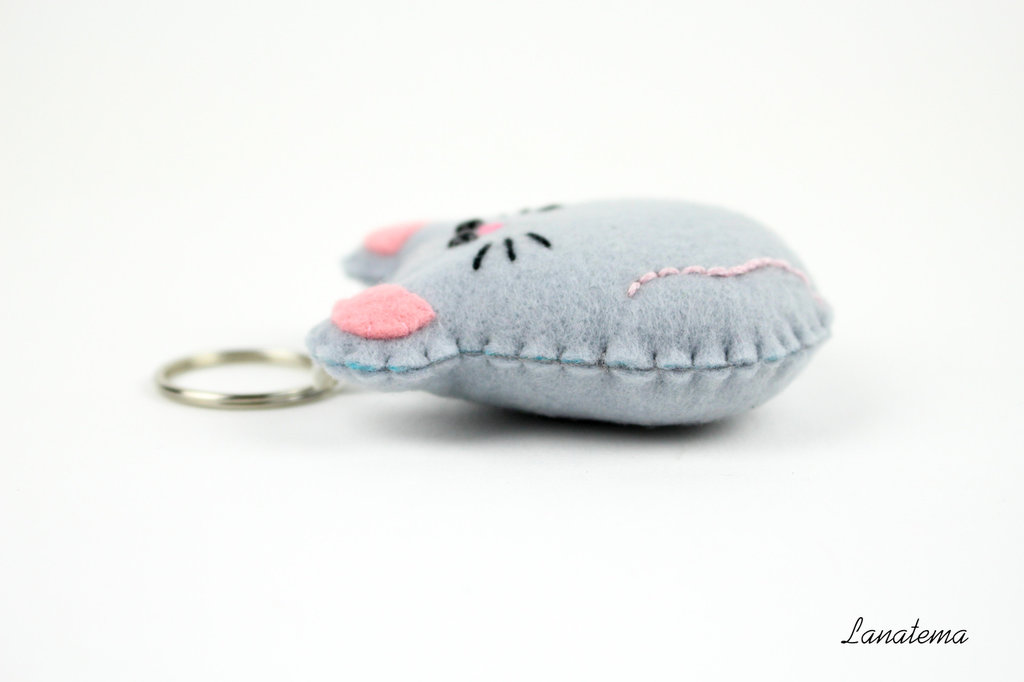Portachiavi A Forma Di Croissant In PU – Adorabile Accessorio Per Borse E Auto, Leggero E Alla Moda