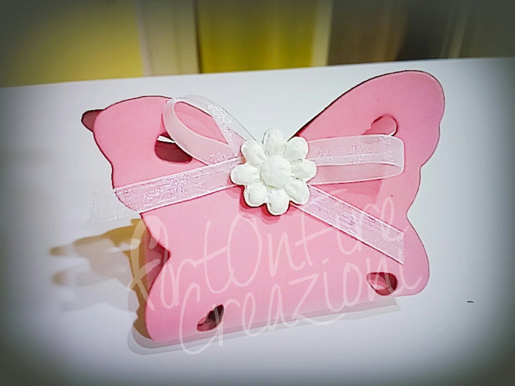 30 Sacchetti Portaconfetti A Farfalle | 25x17 Cm | Per Compleanni, Battesimi, Baby Shower