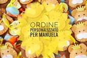 Ordine personalizzato per Manuela 