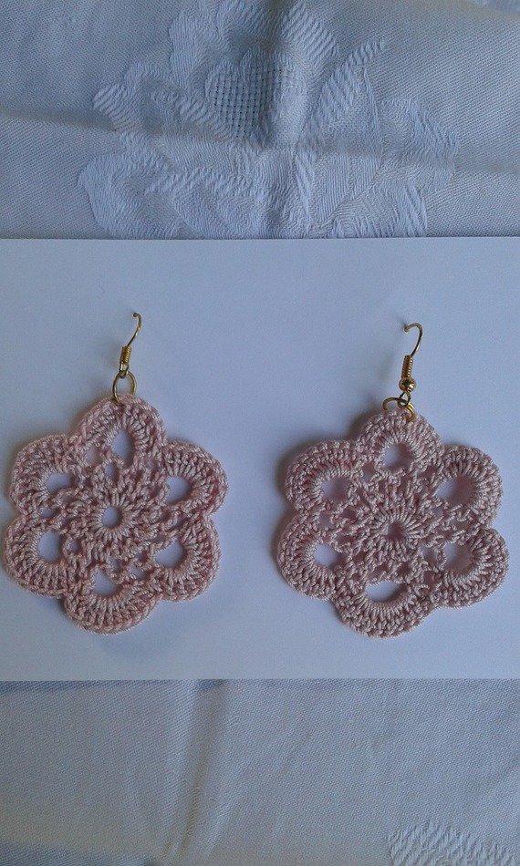 Orecchini Pendenti A Fiore Rosa | Gioielli In Acciaio Argentato Con Ciondolo A Forma Di Fiore Rosa