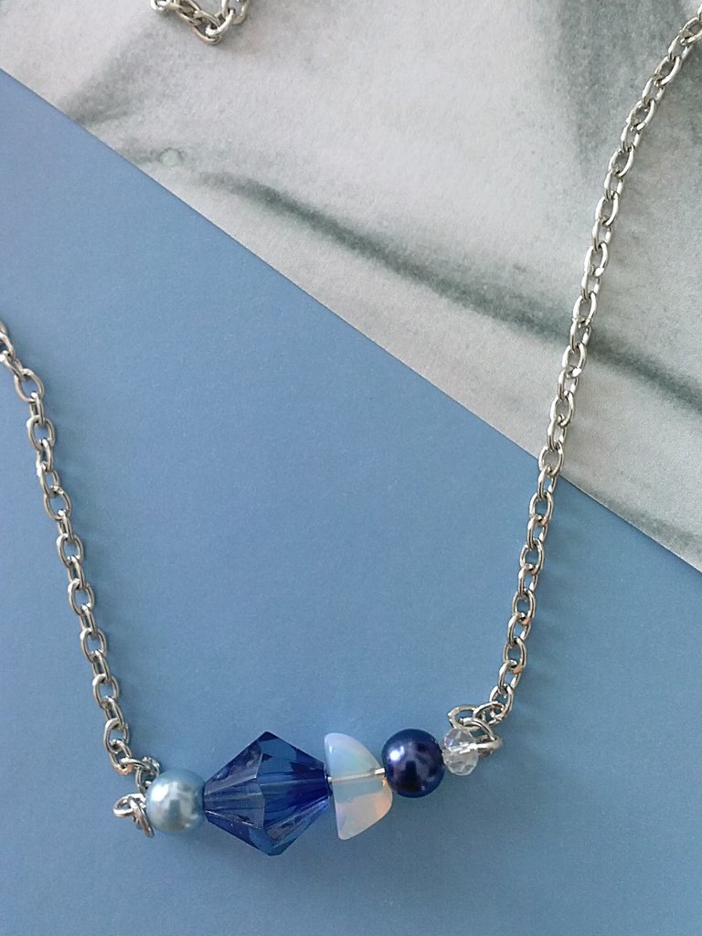 Collana con le pietre naturali -modello Bilbao | Gioielli Artigianali Silvana Mannucci