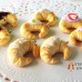 Cornetti croissant fimo ciondolo pendente dolci charm materiale per creare bigiotteria bomboniere idea regalo 