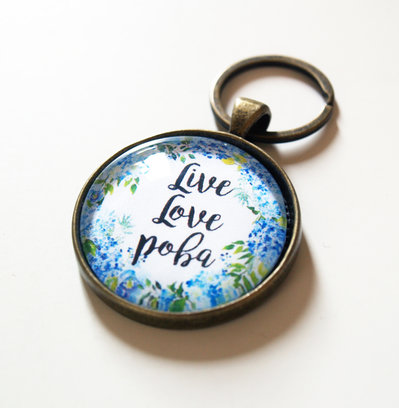 Portachiavi Live Love Poba Portachiavi Live Love Poba