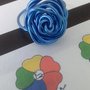 ANELLO  *LA ROSA BLU* CON TECNICA WIRE