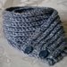 Scaldacollo lana unisex realizzato a mano