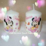 Candele Personalizzate battesimo compleanno NASCITA COMUNIONE MATRIMONIO  bimbo bimba piedini bomboniera