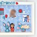 Quadretto nascita memory frame - tema Lilo & Stitch