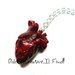 Nuova Versione - Collana cuore Anatomico - Anatomia anatomical heart miniatura emo dark partel goth extreme *SU COMMISSIONE* 