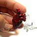 Nuova Versione - Collana cuore Anatomico - Anatomia anatomical heart miniatura emo dark partel goth extreme *SU COMMISSIONE* 