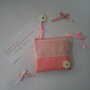 Mini bag pink flower