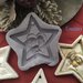 Stampo stella di Natale con sacra famiglia
