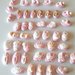 Confetti perlati - confetti nascita - confetti battesimo - confetti decorati - confetti rosa - battesimo - nascita - 