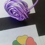 ANELLO  *LA ROSA VIOLA* CON TECNICA WIRE